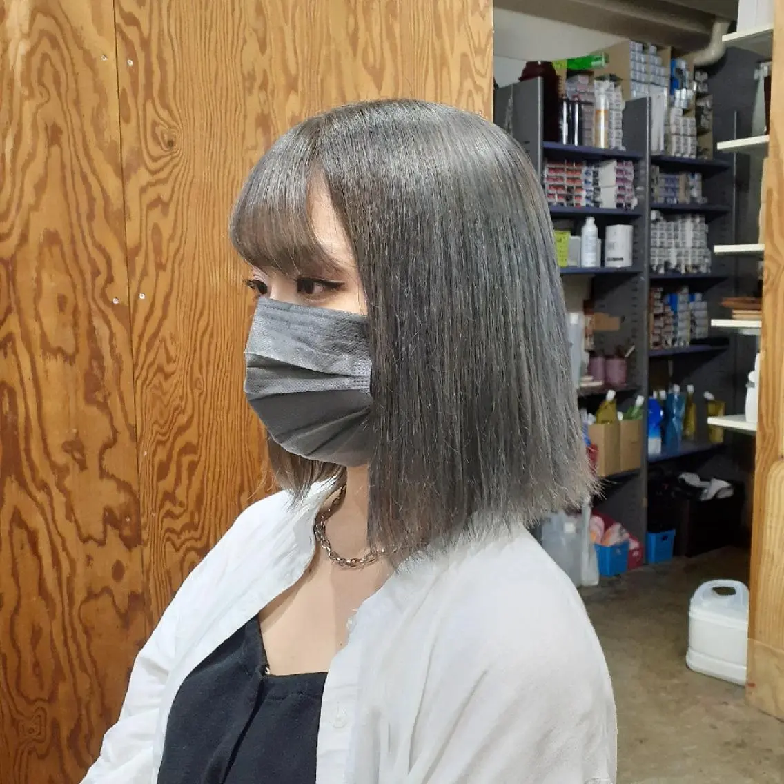 ミディアム カラー ブリーチ ケアブリーチ カット ヘアカラー トリートメント 🔳髪質改善🔳 岡本陽のヘアスタイル