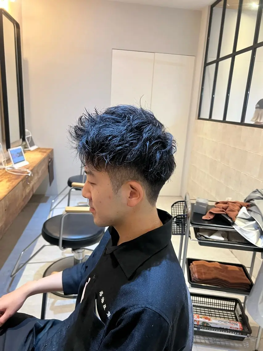 メンズ カット ハシモト ミオのヘアスタイル