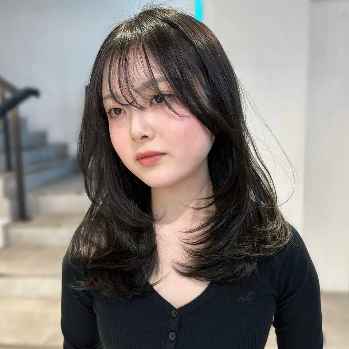ロング カット ヘアカラー ブラウン/レイヤー ココトキ🌺のヘアスタイル