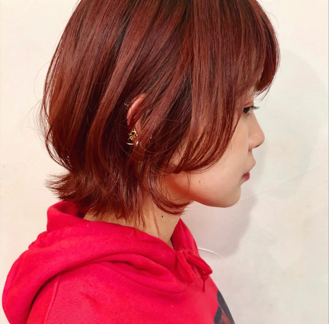 ショート カラー ブラウンカラー オレンジ オレンジブラウン 西山梨々【5/1〜 復帰致します🌼】のヘアスタイル