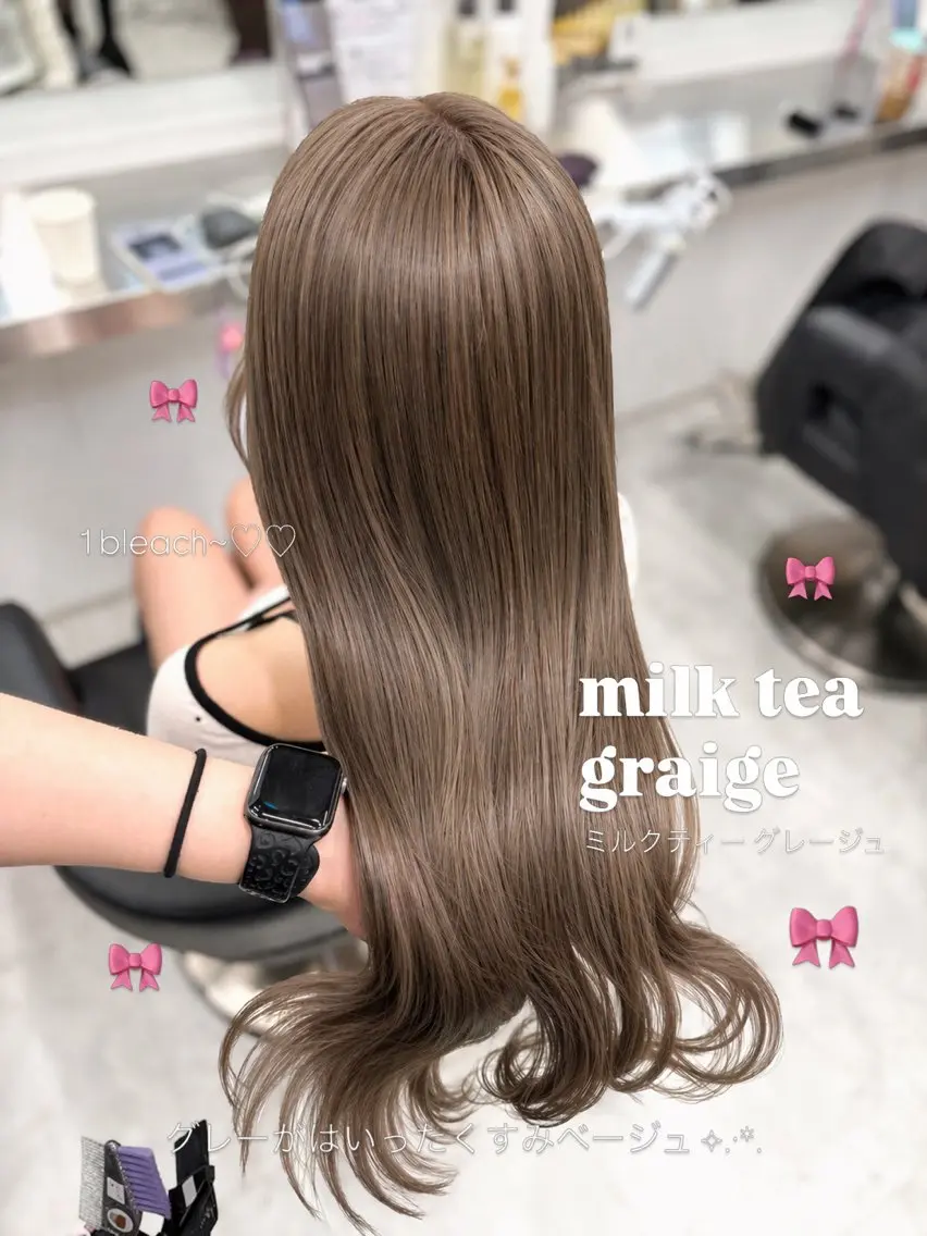 ロング カラー ヘアアレンジ ヘアカラー トリートメント 透明感カラー🎀艶髪 Anju/渋谷🎀のヘアスタイル