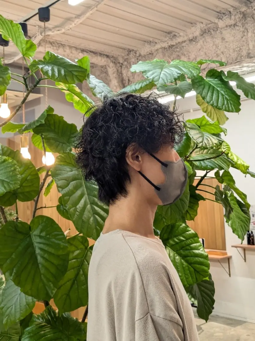 メンズ カット パーマ ユートラクト守口 Akariのヘアスタイル