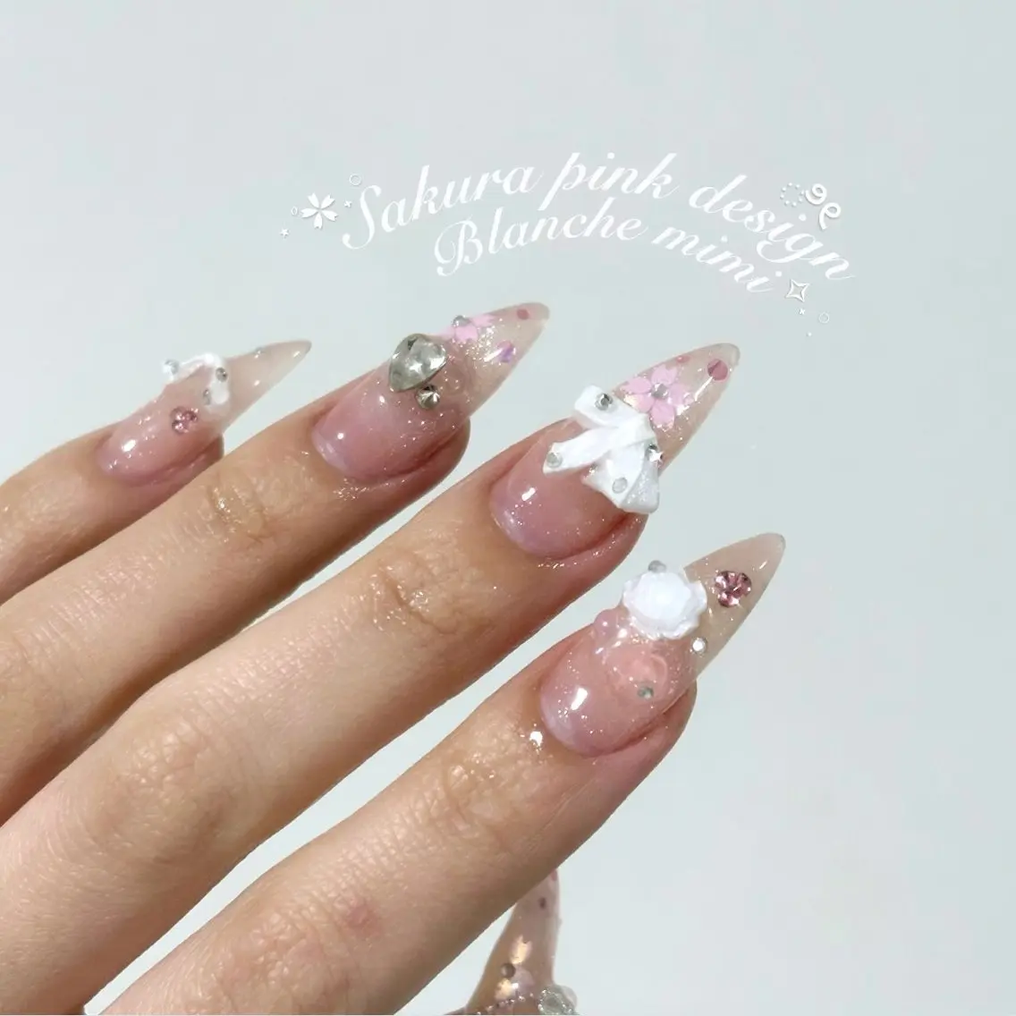 ネイル ハンドネイル Blanche mimi.u_aのネイルデザイン