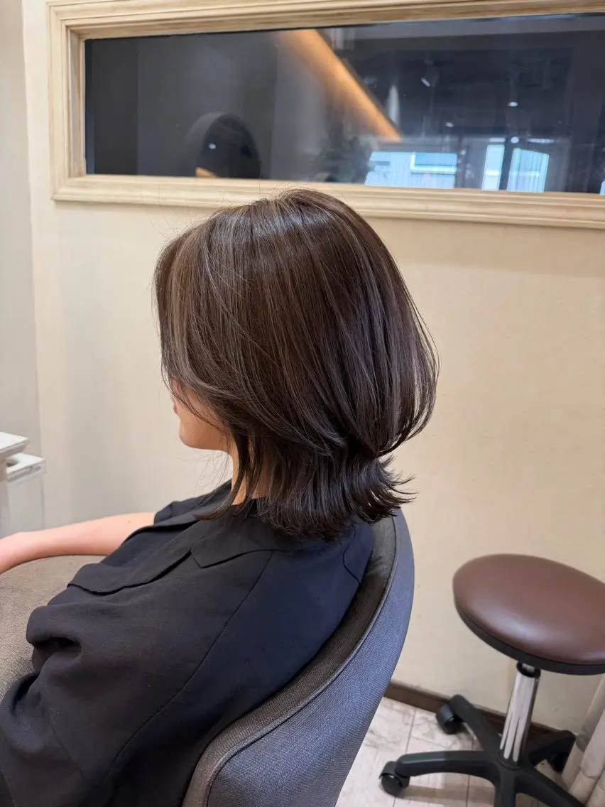 ショート ボブ くびれヘア シイナ 🍎のヘアスタイル