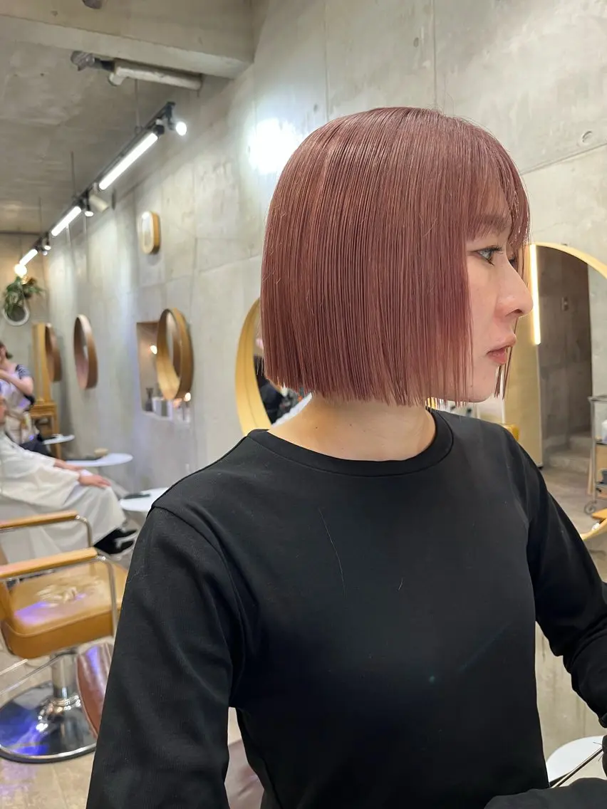 ショート カラー ベージュカラー ブリーチ ケアブリーチ 透明感カラー ダブルカラー カット 🤎𝐌𝐚𝐨⌇ お悩み解決美容師🤎のヘアスタイル