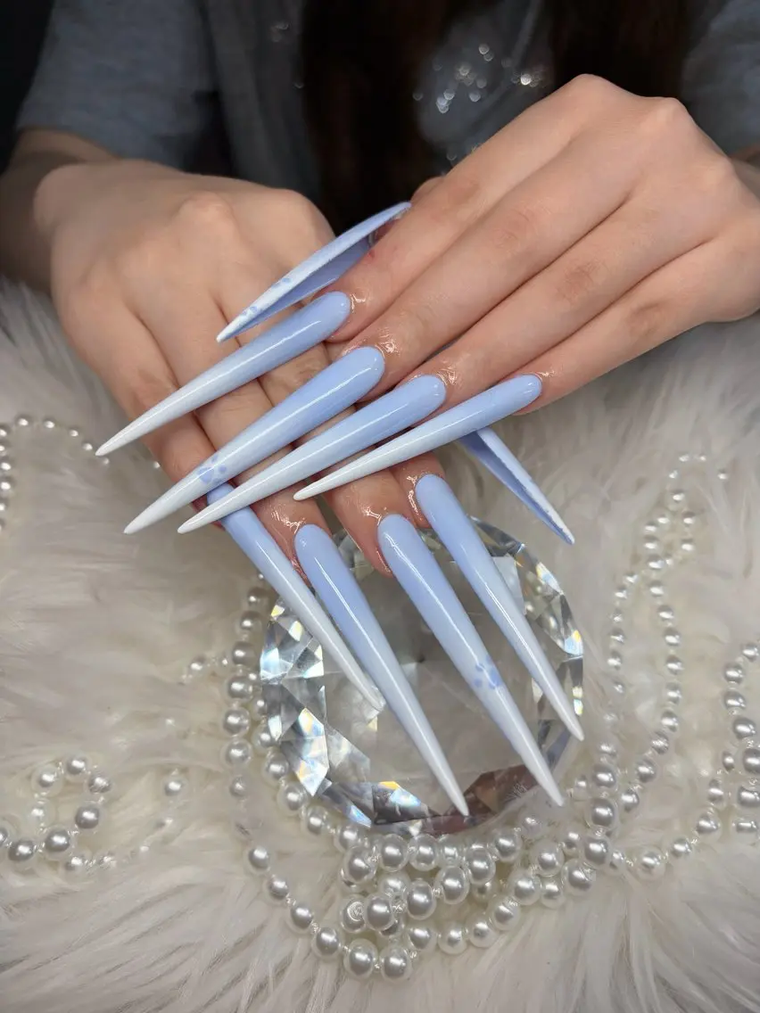 ネイル アートネイル オーロラネイル チークネイル 長さ出し フットネイル Chan nailsのネイルデザイン