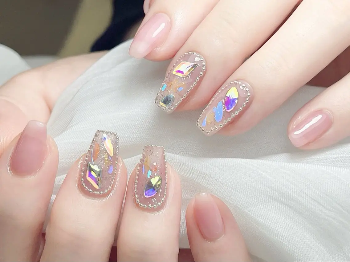 ネイル ハンドネイル M 🌷Nail 長さだし専門店のネイルデザイン