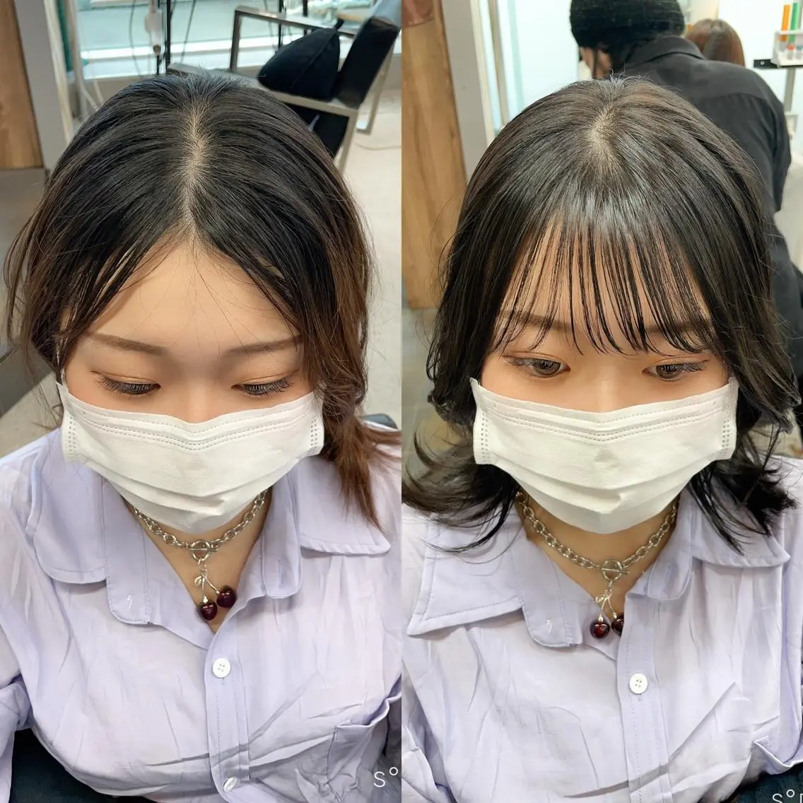 ✨✂︎前髪カット✂︎✨前髪顔周り縮毛★髪質改善TOKIOトリートメント★の写真