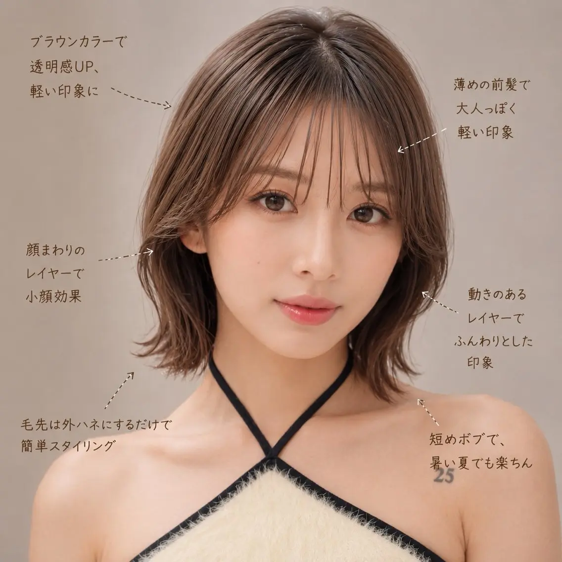 ショート レイヤー似合わせ カット/山下凌生のヘアスタイル