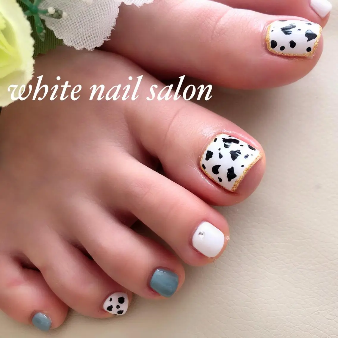 ネイル アートネイル フレンチネイル ジェルネイル ハードジェル 持ち込み フットネイル white nail salonのネイルデザイン
