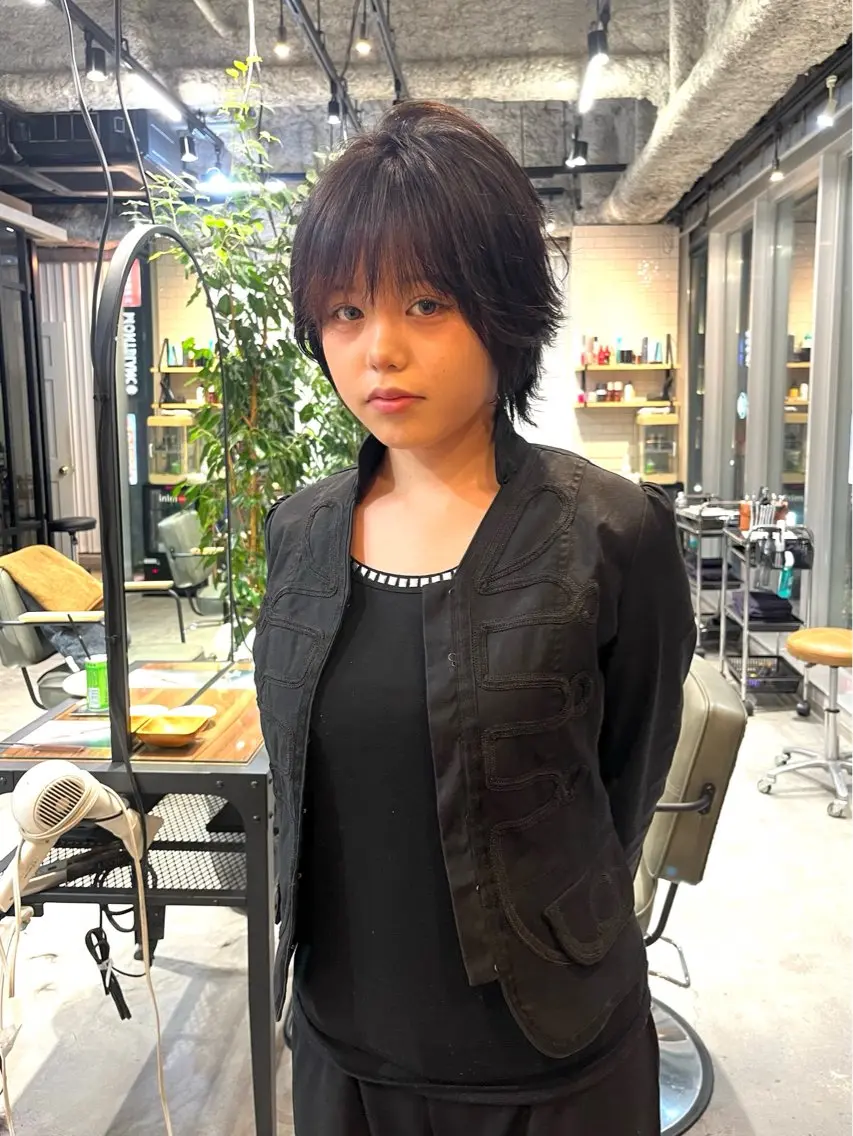 ミディアム カット 外国人風レイヤー 髪質改善Yukiのヘアスタイル