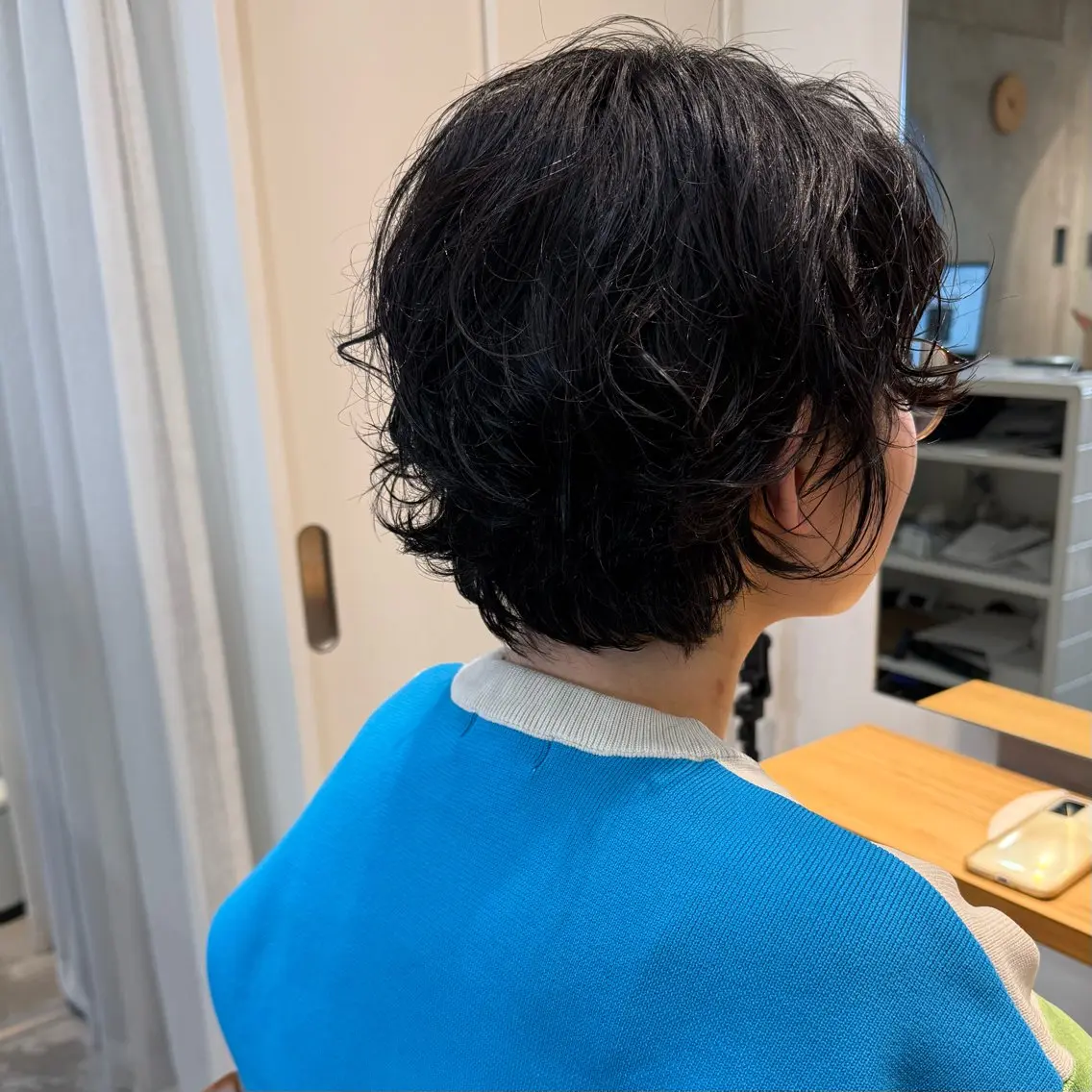 ショート パーマ カット パーマ mizu🐾 hair braceのヘアスタイル