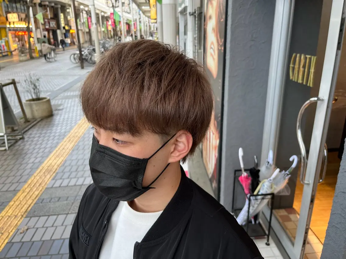 カラー メンズ カット 【Earth平塚】 野首のヘアスタイル