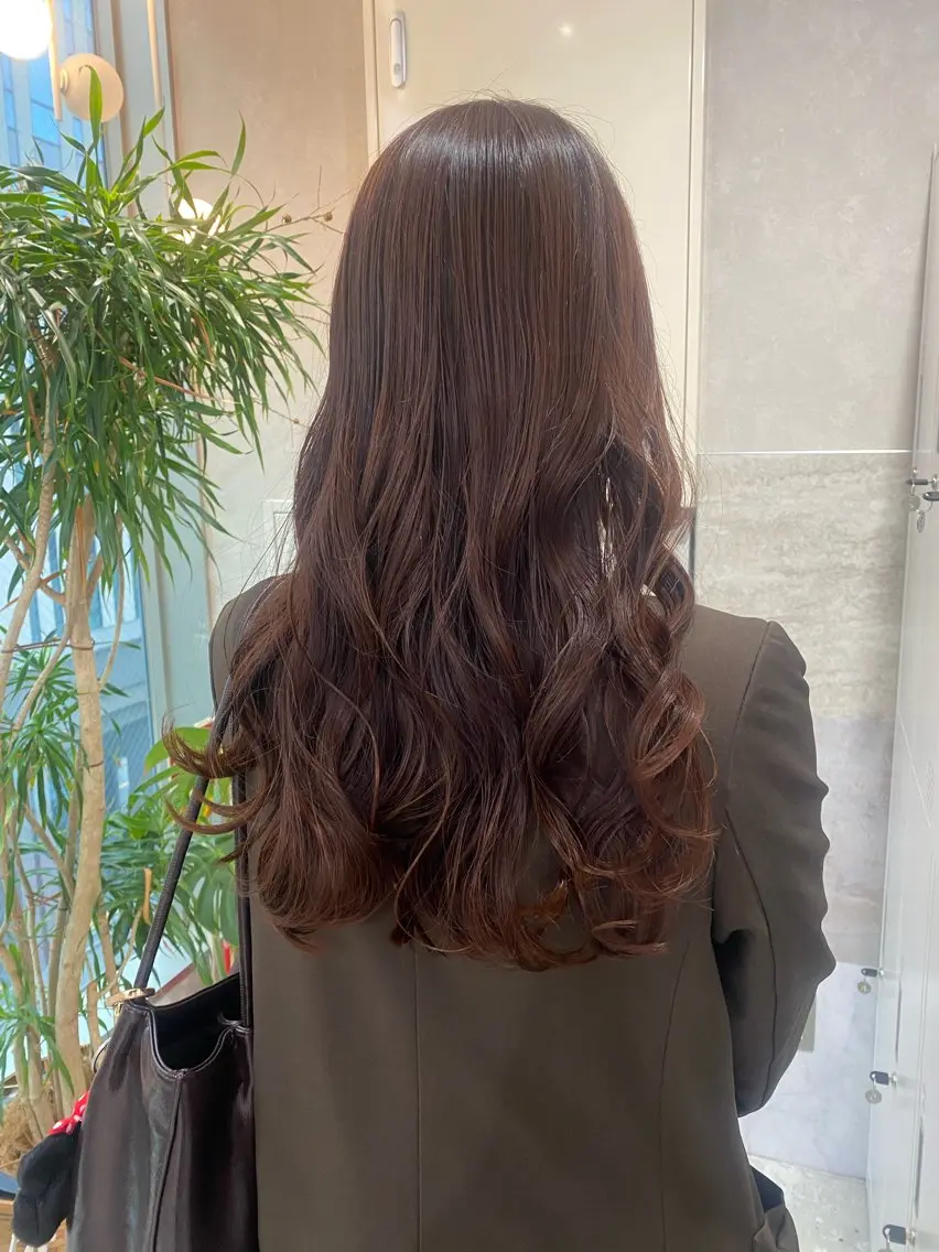 カラー カット ヘアカラー トリートメント 透明感カラー /ボブ momokaのヘアスタイル