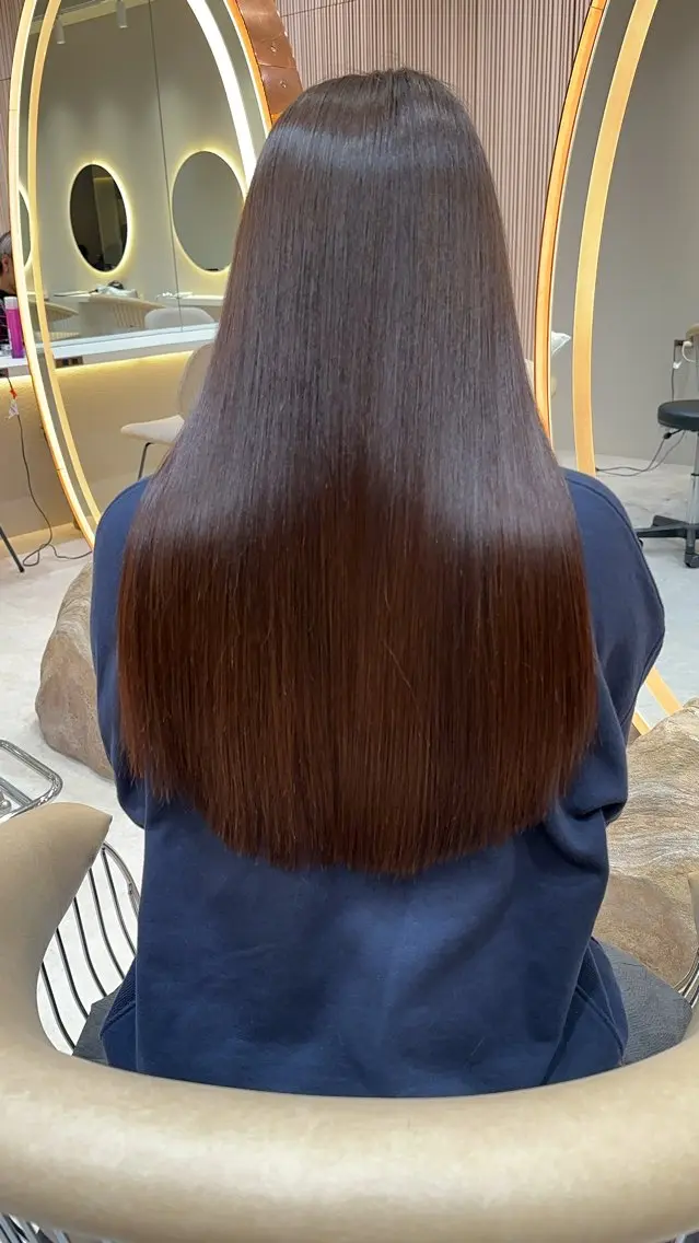 ロング カラー カット ヘアカラー 縮毛矯正 美髪縮毛矯正✨🫧 レイヤー川村利幸のヘアスタイル