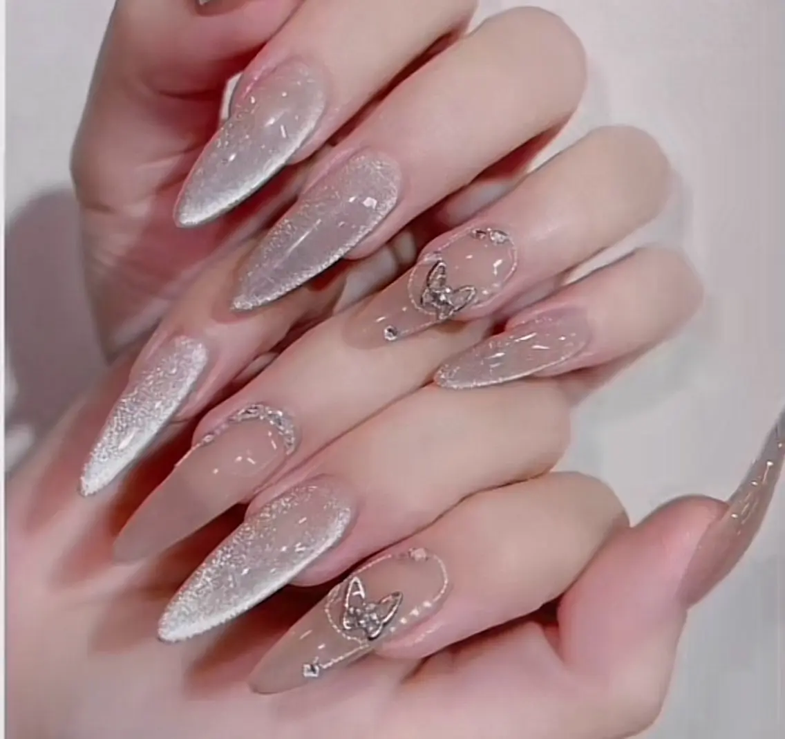 ネイル 長さ出し フットネイル ジェルネイル 韓国ネイル マグネットネイル YMT NailStudioのネイルデザイン