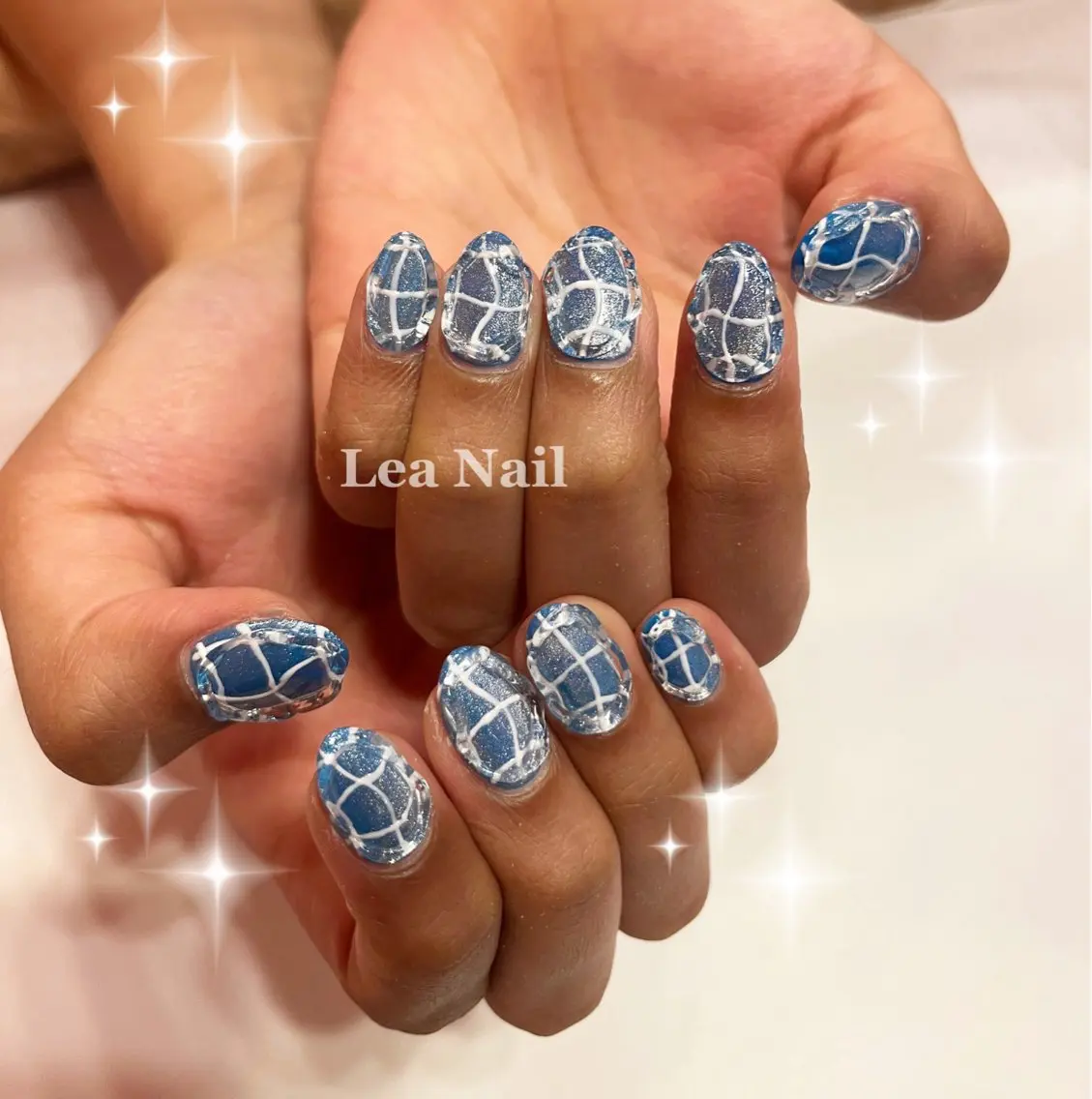 ネイル クリアネイル ぷっくりネイル ハンドネイル Lea Nailのネイルデザイン