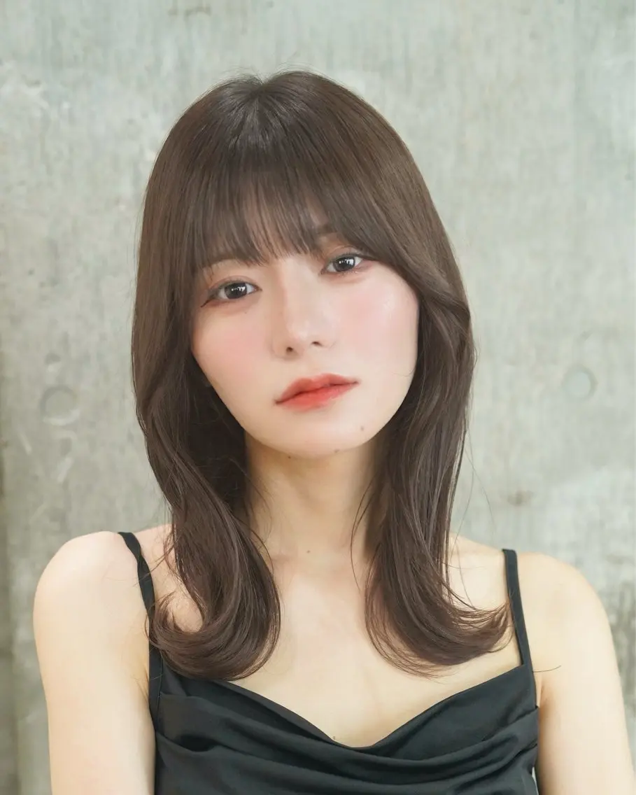ミディアム 🔥コテ巻き風 ボブパーマ🔥のヘアスタイル