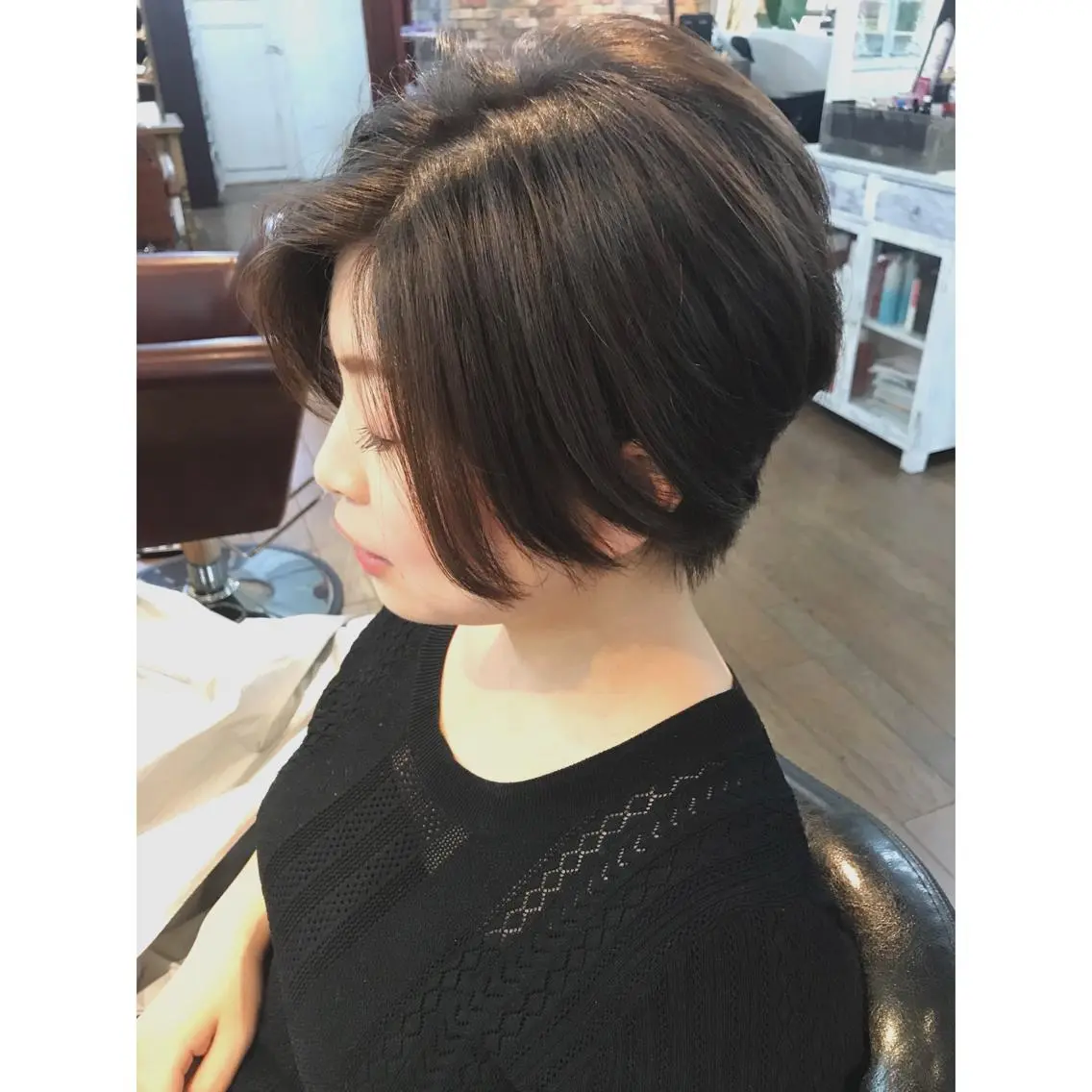 ショート ボブ 小顔カット マエダ カズエ🫶 coronahairのヘアスタイル