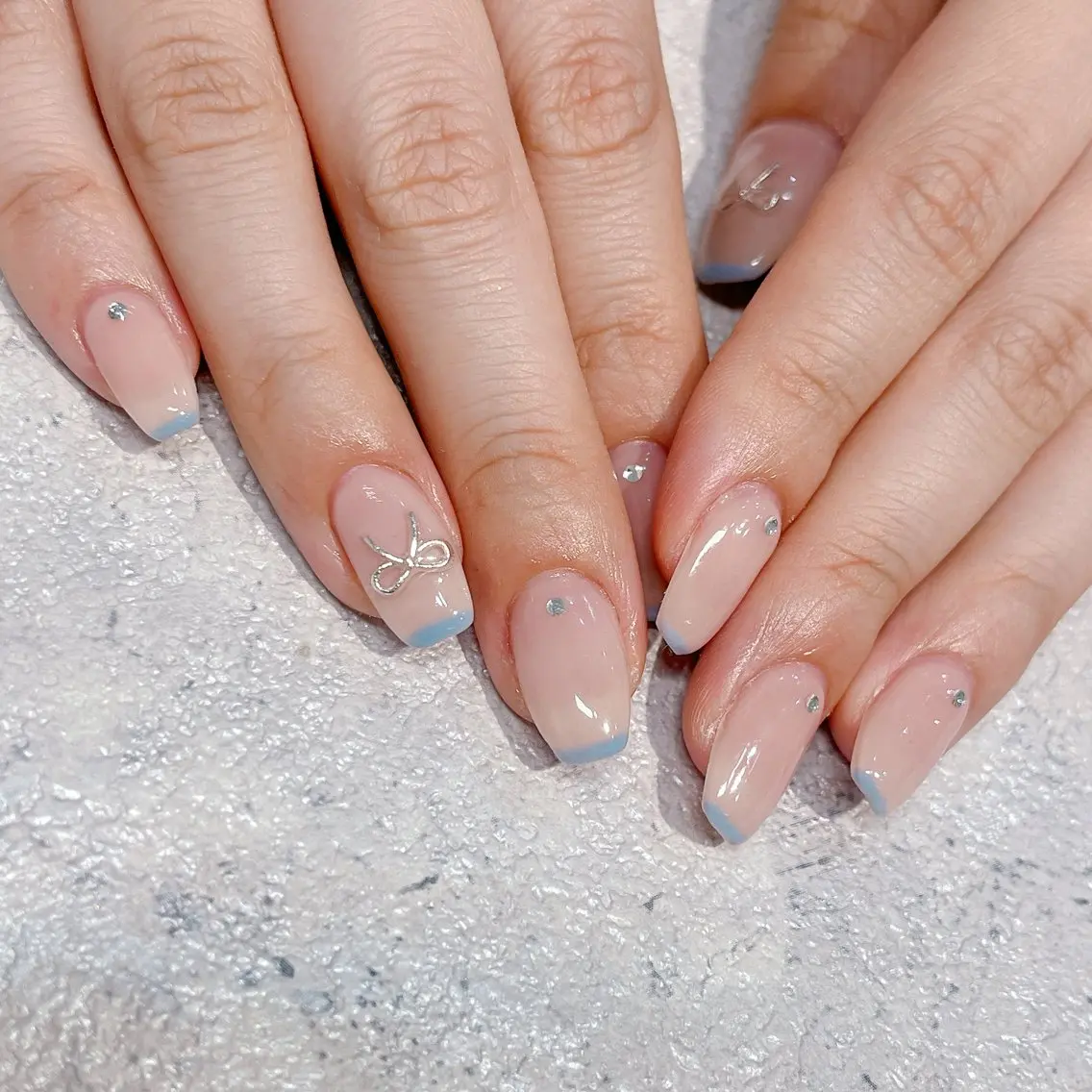 ネイル フレンチネイル ハンドネイル nail salon MARINのネイルデザイン