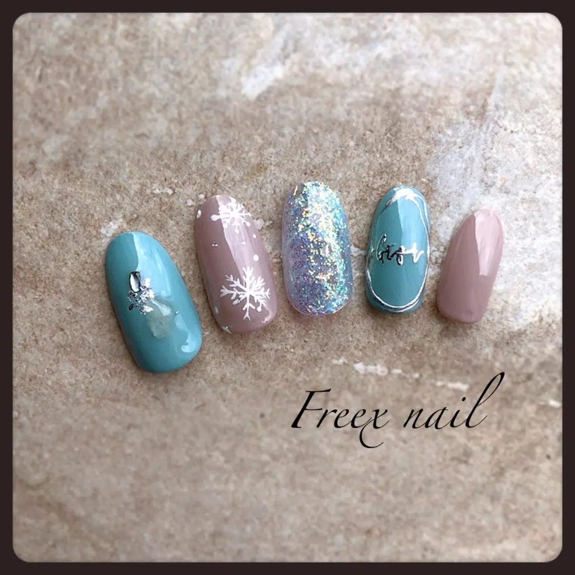 ネイル 冬ネイル freex nail /ニュアンス/個性派のネイルデザイン