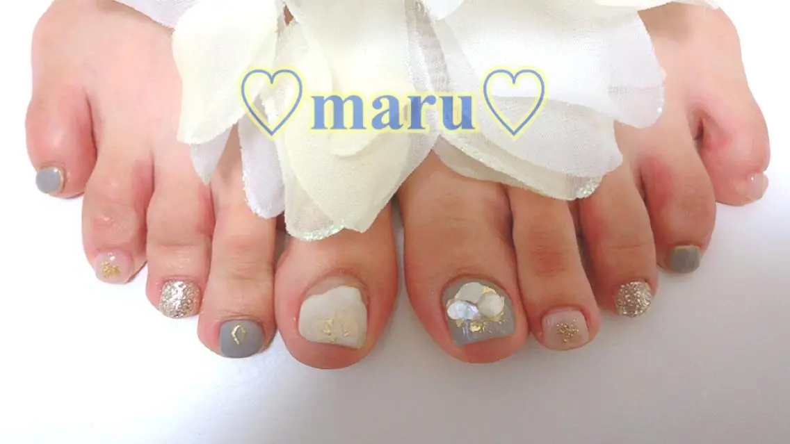 ネイル ハンドネイル フットネイル まるみ ♡のその他イメージ