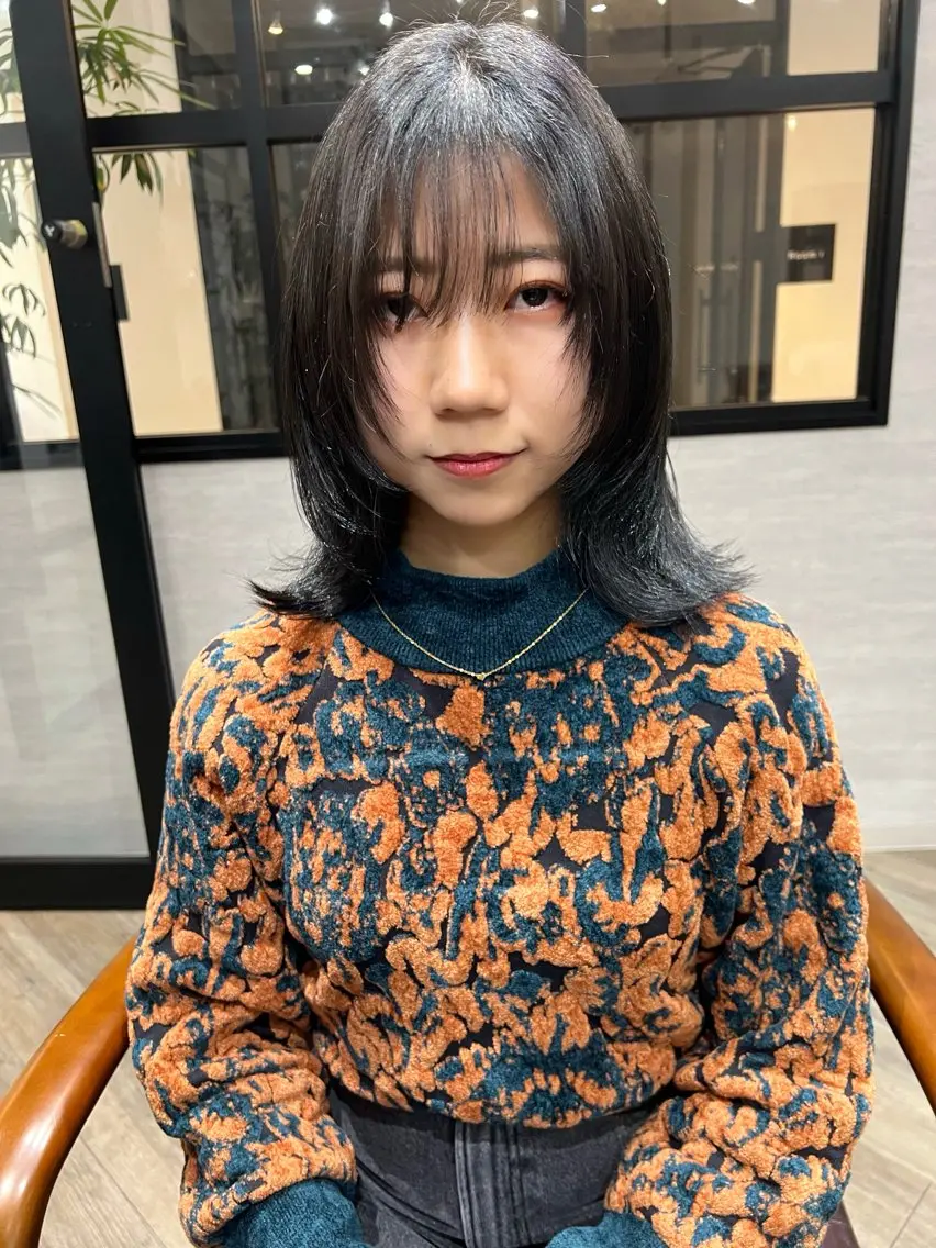 ショート 顔まわりレイヤー 韓国風ヘア レイヤーカット 縮毛矯正×髪質改善 店長　DAITOのヘアスタイル