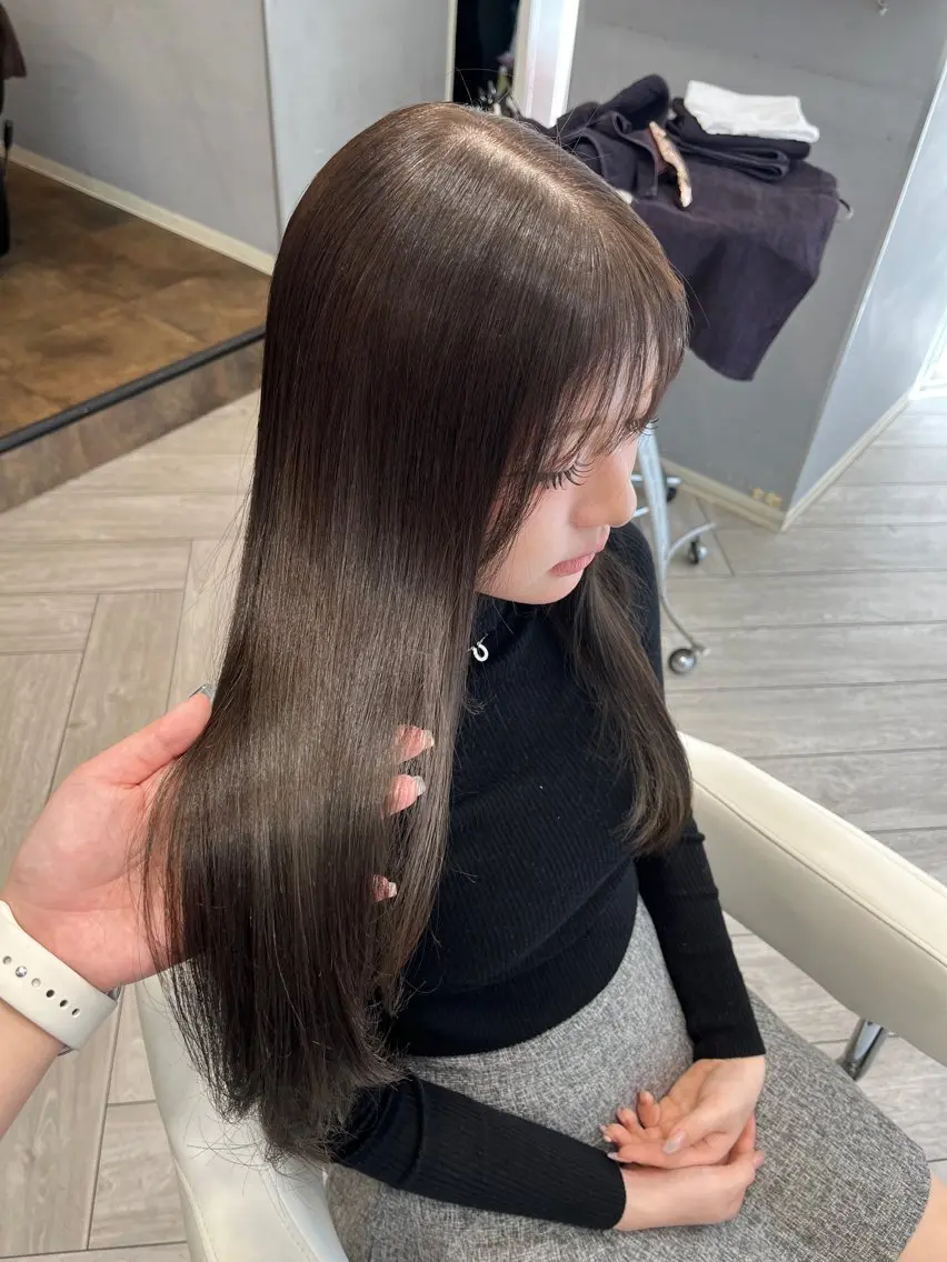 ロング 髪質改善 似合わせカット カット ヘアカラー トリートメント AVANCE. chisatoのヘアスタイル