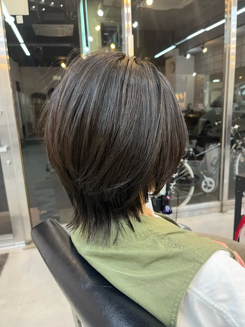ミディアム キッズ 奥秋 理紗　sai xのヘアスタイル