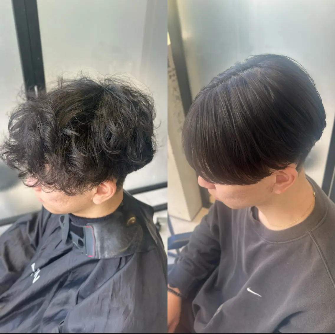 メンズ メンズパーマ ✅曲がる縮毛矯正・ メンズ縮毛/森隆之介のヘアスタイル