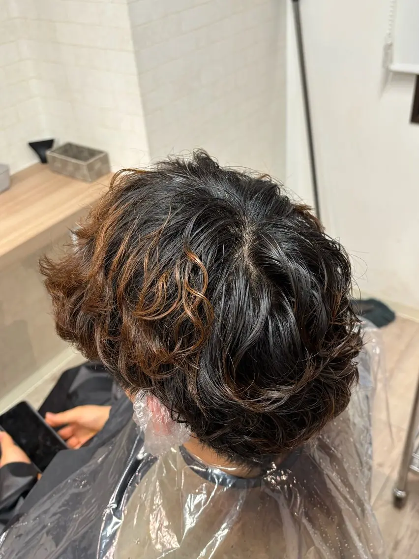 カラー メンズ 坂井 龍二のヘアスタイル