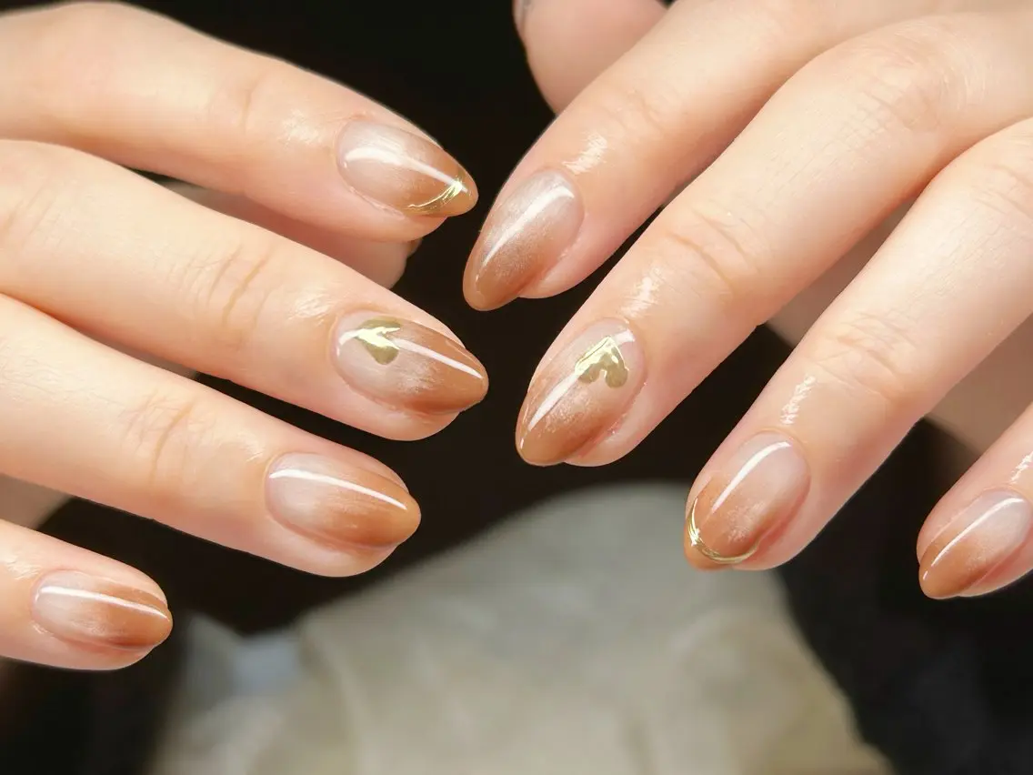 ネイル アートネイル チークネイル 成人式 入学式 長さ出し ハンドネイル Lino Nailのネイルデザイン