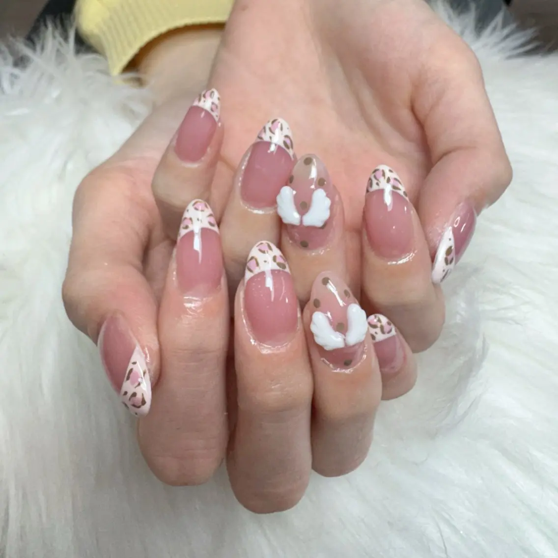 ネイル ハンドネイル 🎀nana🫧 ワンホンネイル🎀のネイルデザイン