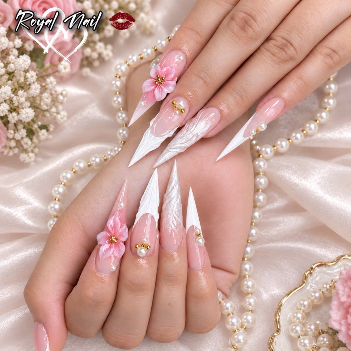 ネイル 韓国ネイル マグネットネイル 持ち込み ハンドネイル Royal Nail_RINAのネイルデザイン