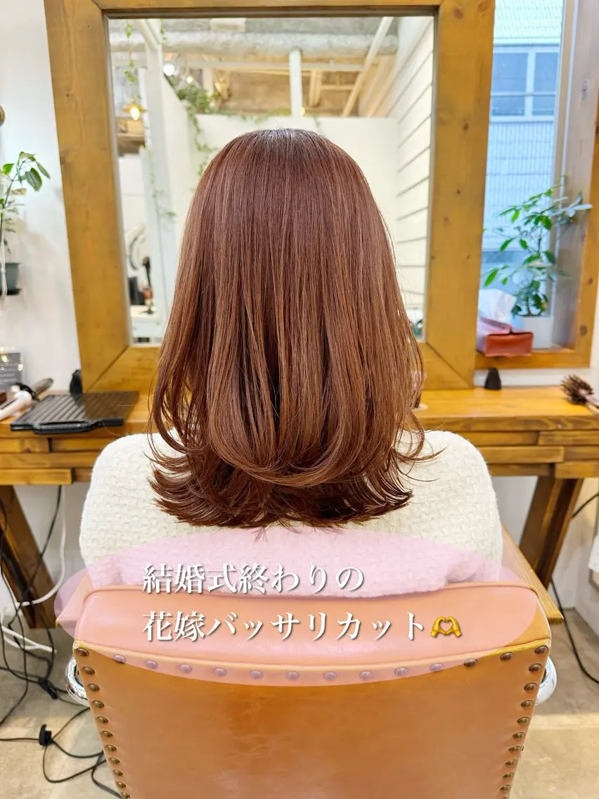 ミディアム カラー ショートボブ ボブ くせ毛 カット ヘアカラー トリートメント 👑銀座ショート/ 絶壁補正/金子涼👑のヘアスタイル