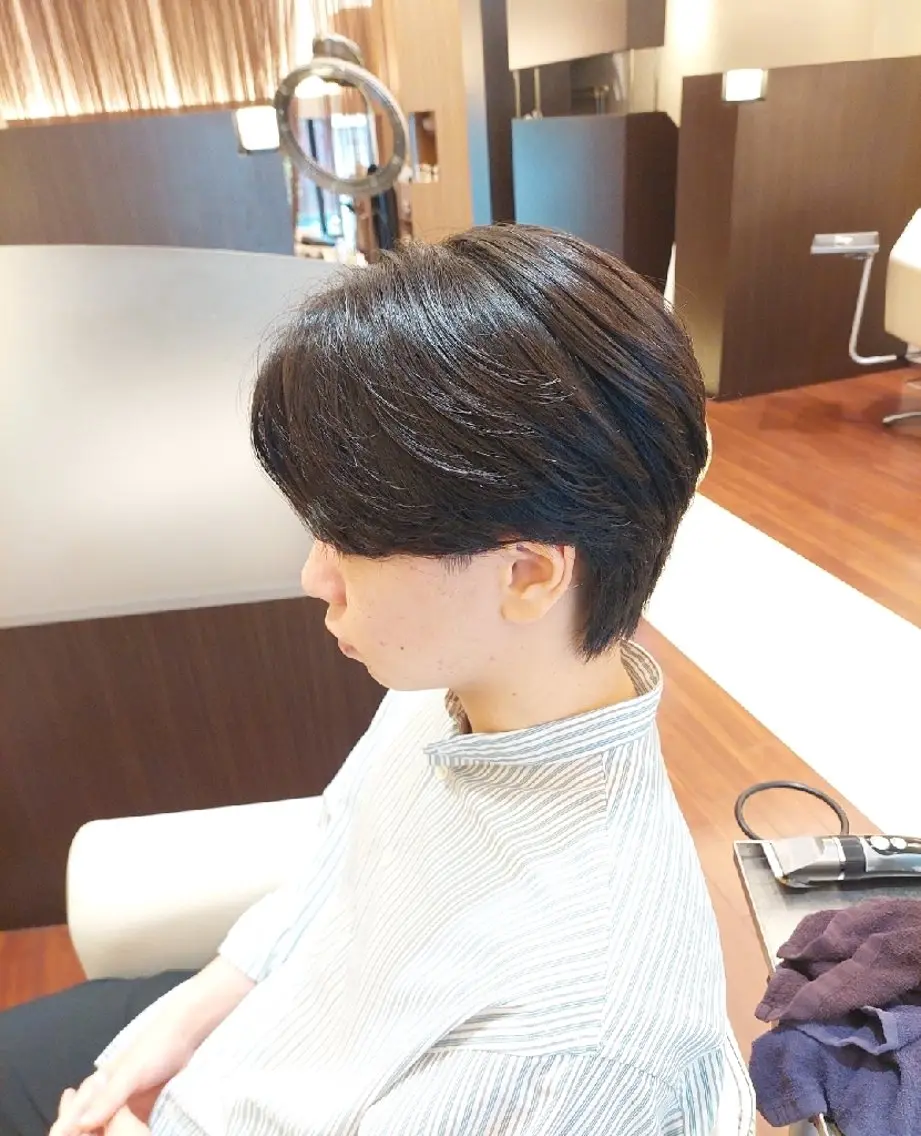 カット+曲がる縮毛矯正の写真