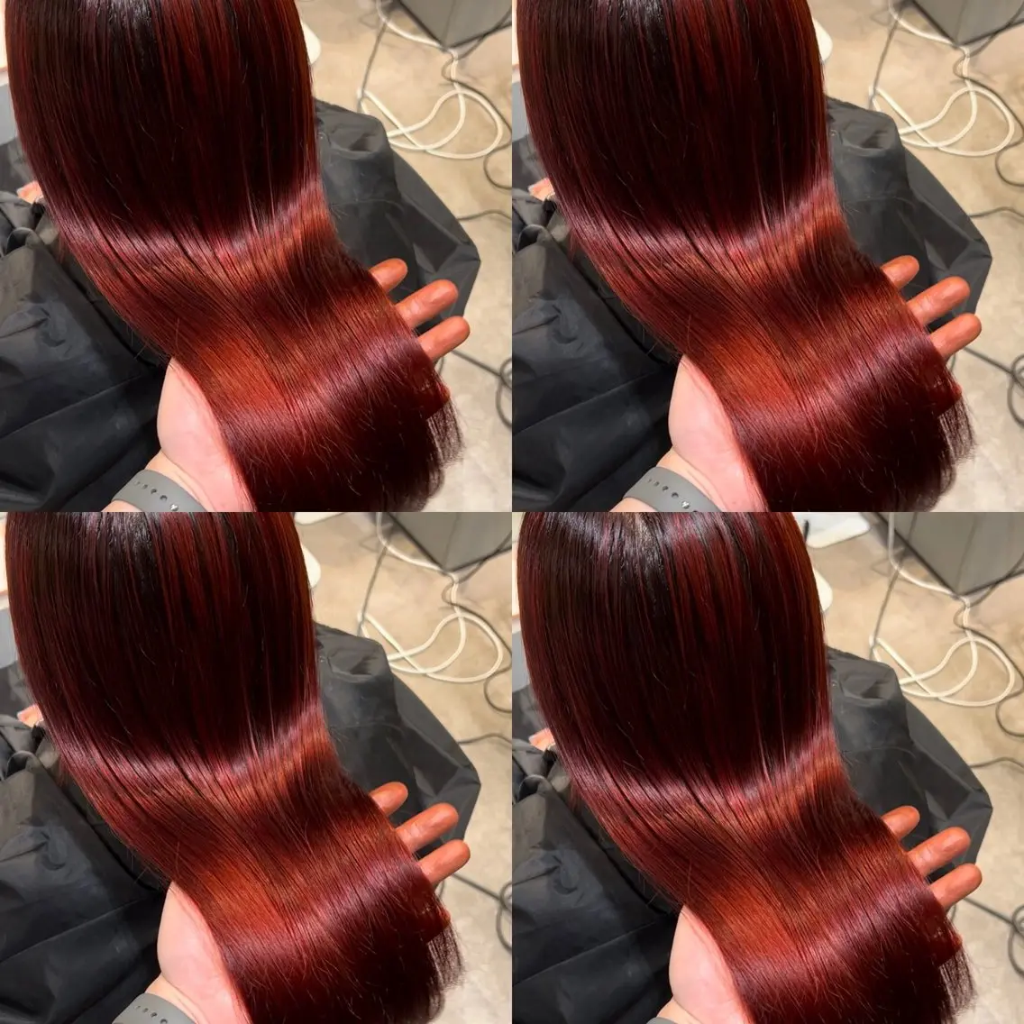 セミロング カラー レッドカラー カット ヘアカラー 💎透明感カラー特化 💎TAISEIのヘアスタイル