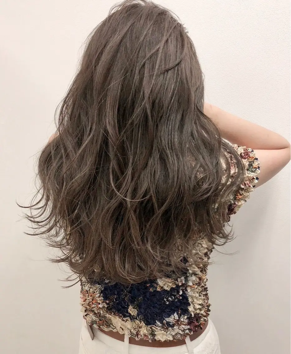 ロング カラー ヘアカラー トリートメント 透明感カラー ブリーチ/ 大村勇人のヘアスタイル