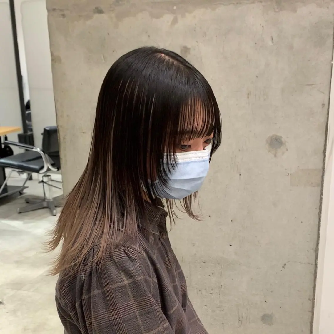 ミディアム カラー れい🫧 ハイトーン特化のヘアスタイル
