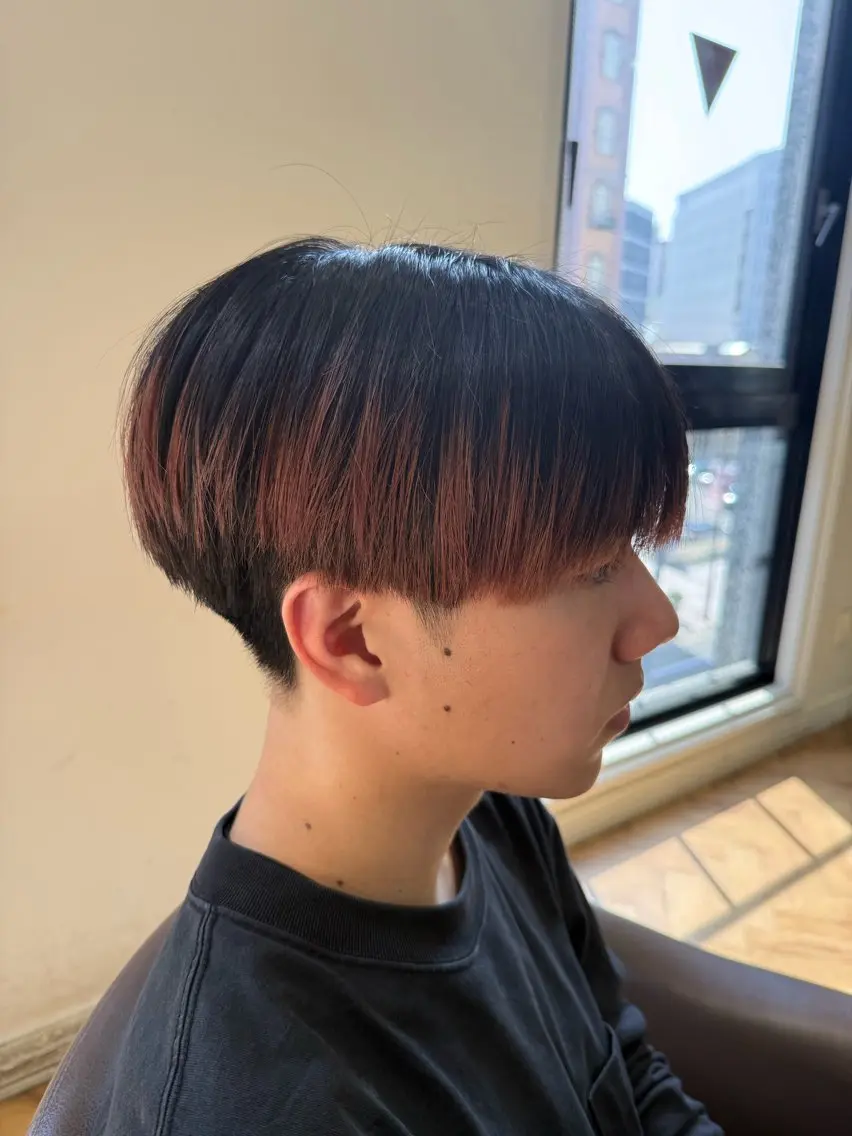 ショート メンズ マッシュ 溝口 槙里也のヘアスタイル