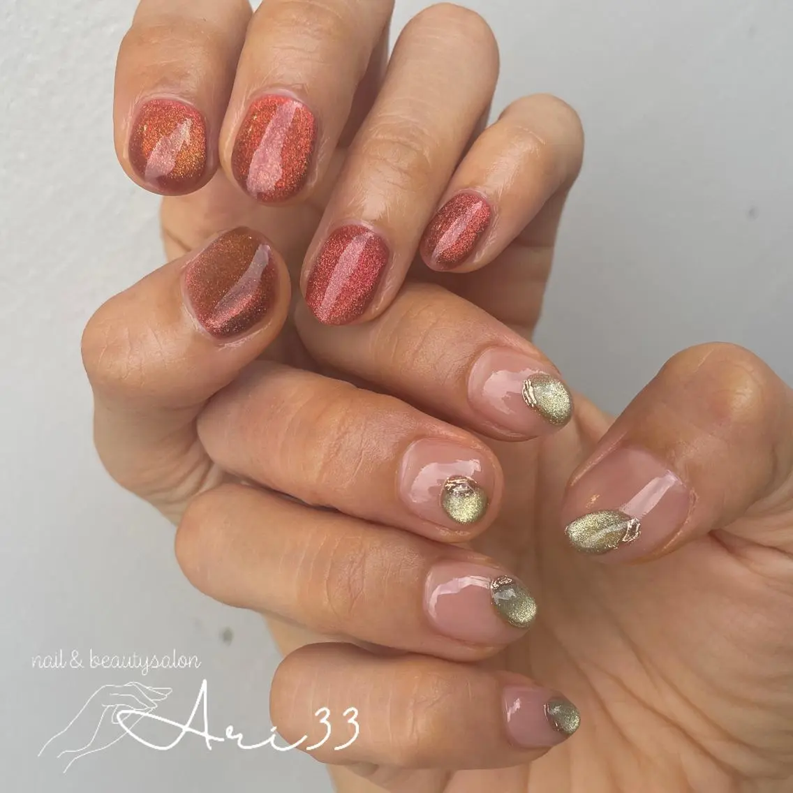 ネイル ハンドネイル プライベートサロン Ari33nailのネイルデザイン