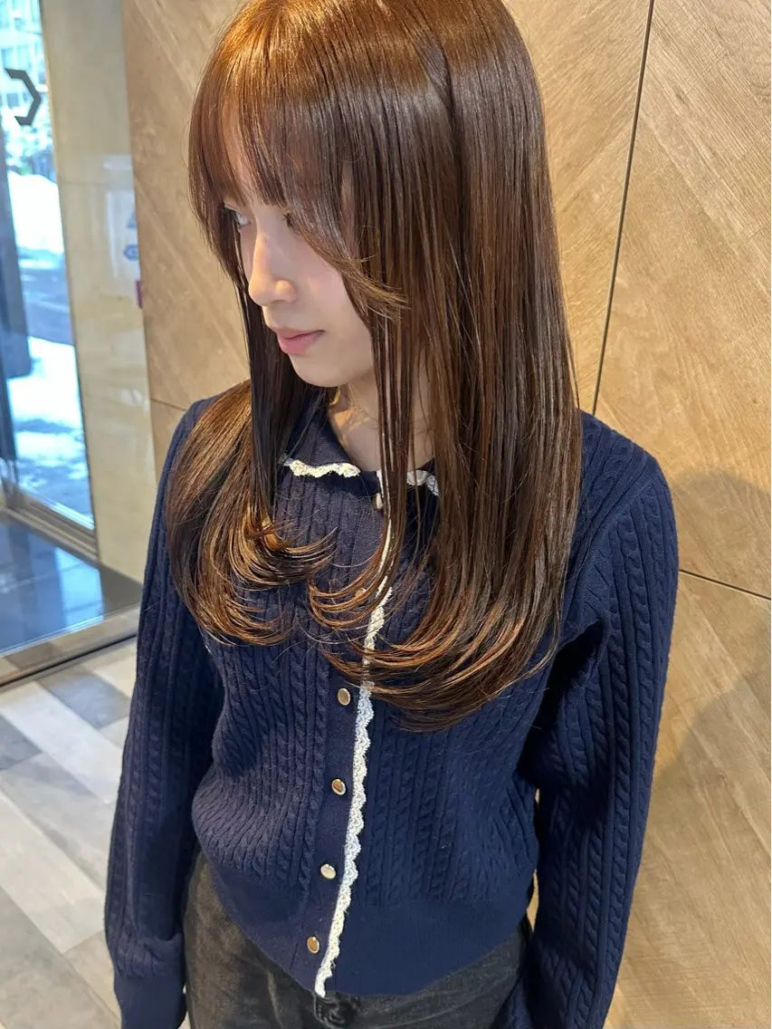 ロング レイヤーカット 和田 直也のヘアスタイル
