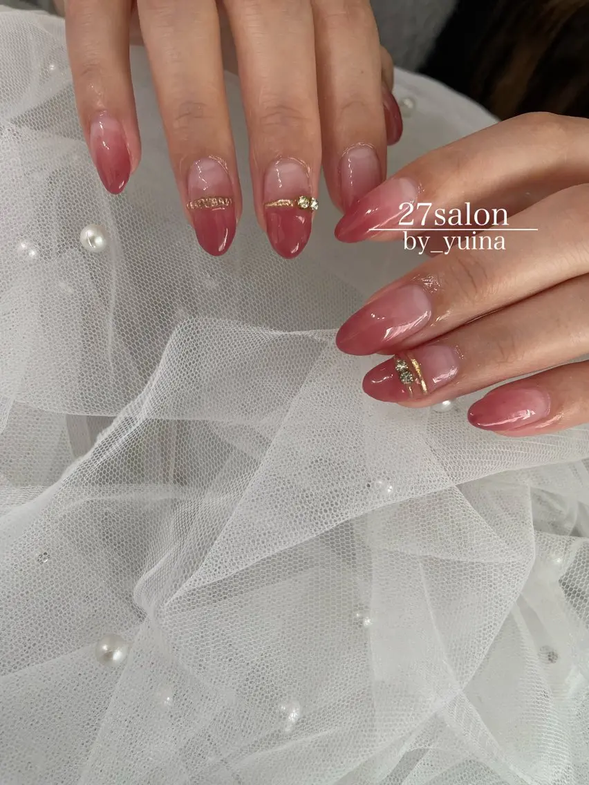 ネイル グラデーション ハンドネイル 27salon yuinaのネイルデザイン