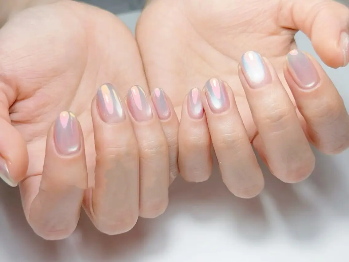 ネイル アートネイル オーロラネイル フットネイル フレンチネイル ジェルネイル ハンドネイル ハンドケア OCEAN nail パラジェル 取扱い店のネイルデザイン
