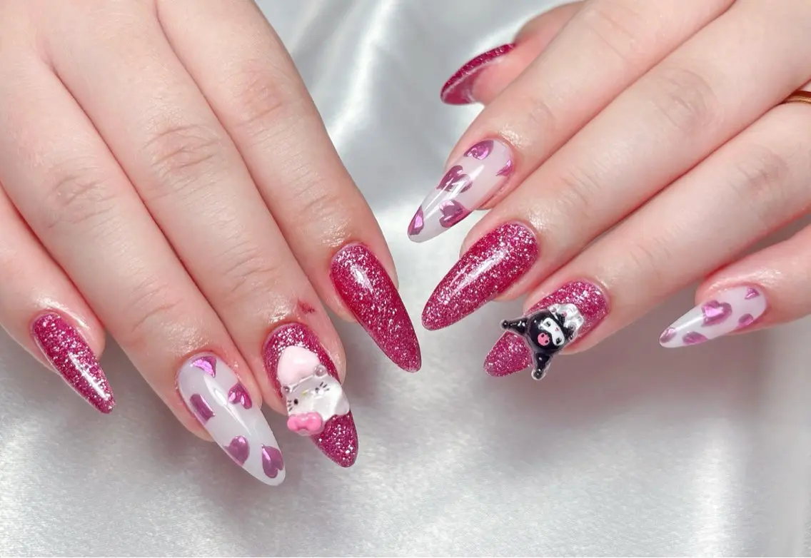 ネイル ハンドネイル Aura  Nail 長さだし/パラジェルのネイルデザイン