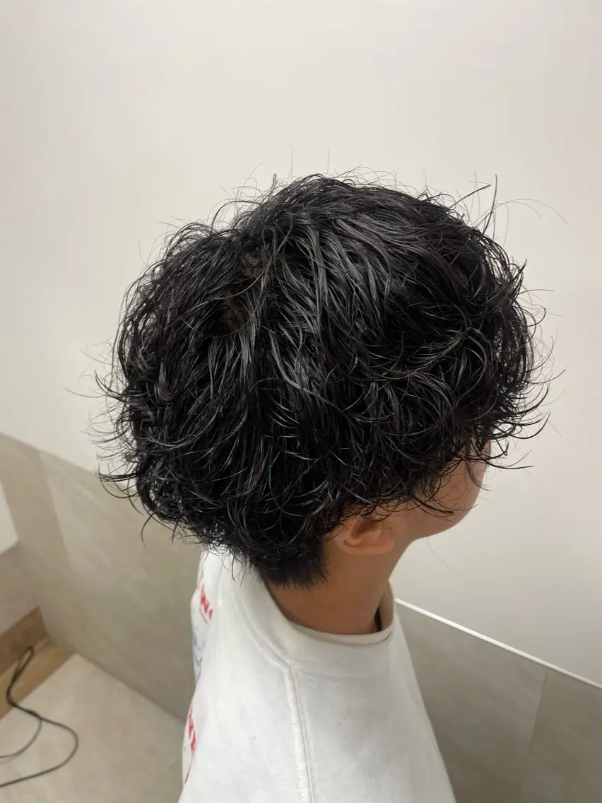 ショート カット パーマ BLEACH 🟥 PERM 天神🏆のヘアスタイル
