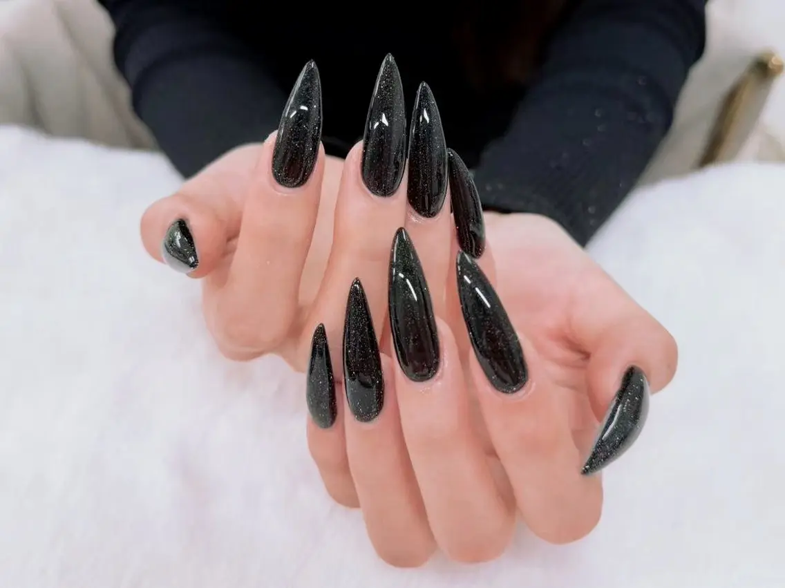 ネイル 長さ出し ジェルネイル 韓国ネイル マグネットネイル 持ち込み ハンドネイル EGAO NAIL 錦糸町店のネイルデザイン