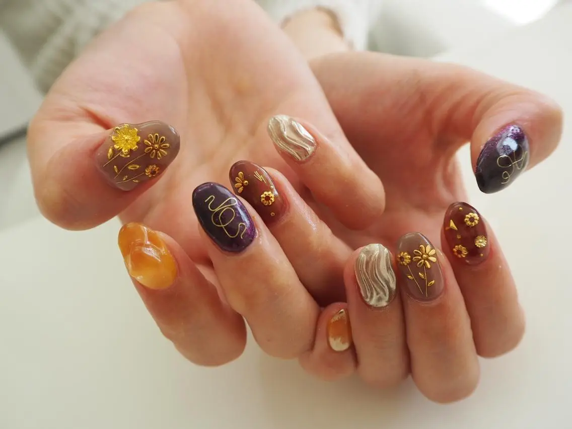 ネイル ハンドネイル Hisaka Mikiのネイルデザイン