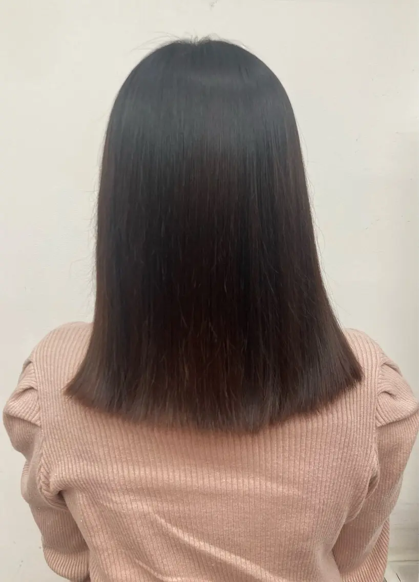 縮毛矯正の写真