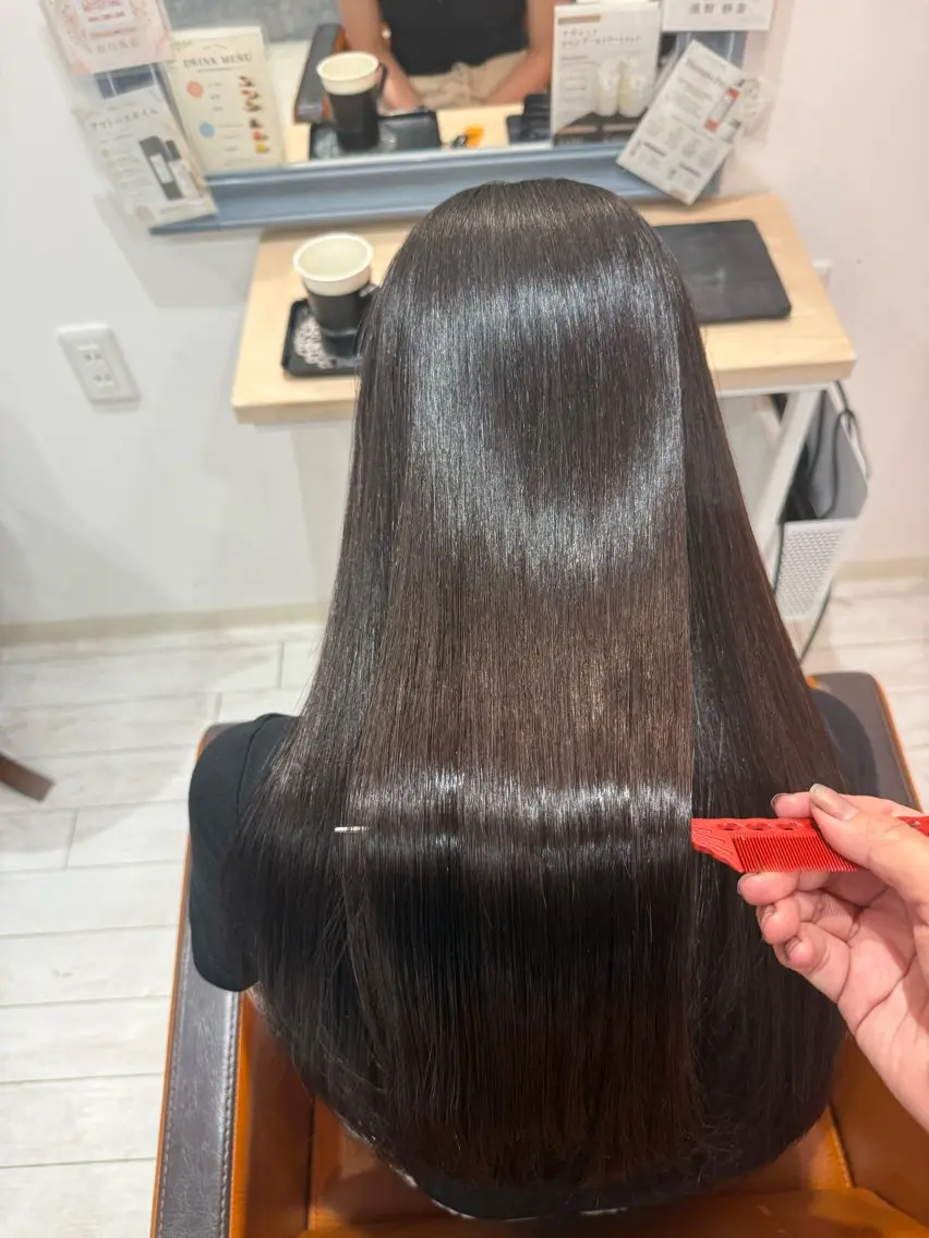 ロング トリートメント 🍊髪質改善🍊縮毛 矯正🍊濱野紗奈🍊のヘアスタイル